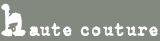 haute couture